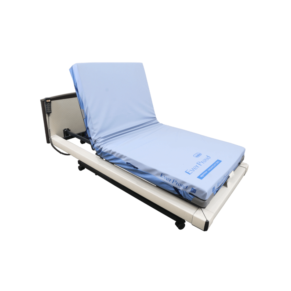 เตียงผู้ป่วยไฟฟ้า PARAMOUNT BED รุ่น Intime 1000 สีขาว พร้อมที่นอน รุ่น Ever Proud_0